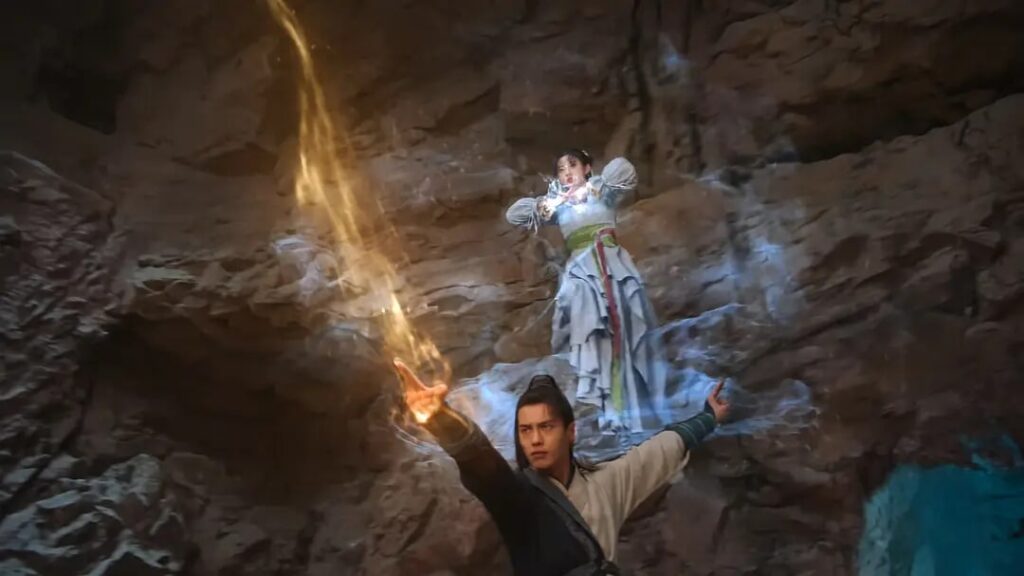 Sword and Fairy 1- Zhao Ling'er and Li Xioayo fight against Bai Yue