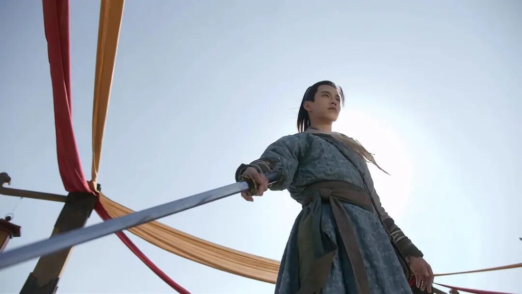 Li Xiaoyao defeats Lin Yueru in the combat for marriage contest (Sword and Fairy 1)