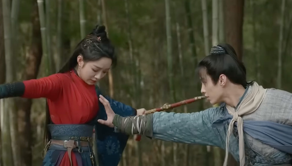 Xu Hao and He Yu in Sword and Fairy 1 (2024)